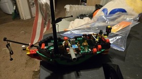 LEGO Pirates Armada Cross Bone Clipper 6250 Instruction Manual 1997 Edition