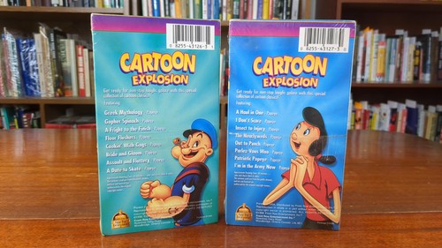 Cartoon Explosion - Popeye's Greatest Hits&Popeye & Olive Oyl (VHS, Sealed) - Picture 2 of 9