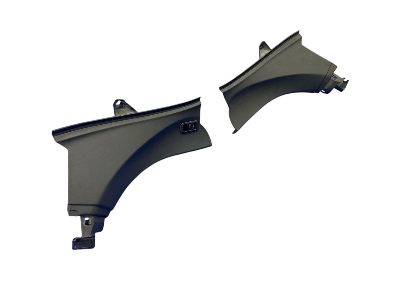2008-2015 AUDI R8 REAR LEFT RIGHT LOWER QUARTER TRIM COVER PANEL SET BLACK *WEAR