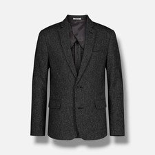Calvin Klein Boys Black Stretch Tweed Sport Coat Size 16