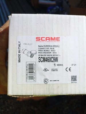 EUREKA-HD (Pin&Sleeve) SCAME SCM460C9W Connector Blue 3P 4W IP67 60A