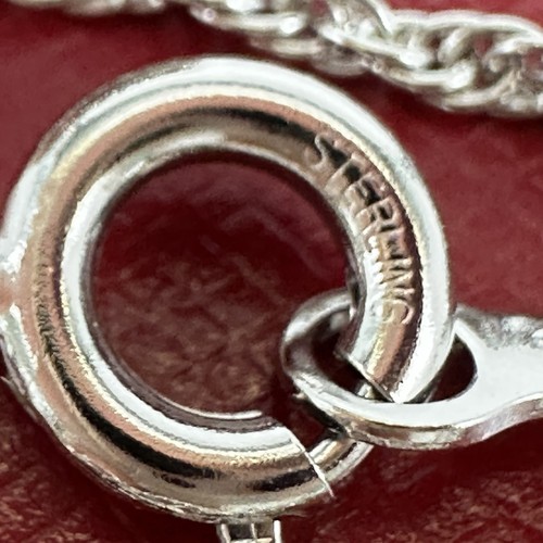 MIKIMOTO Necklace Pendant Watch Akoya Pearl Signed Japan Sterling Silver Chain - Picture 6 of 8