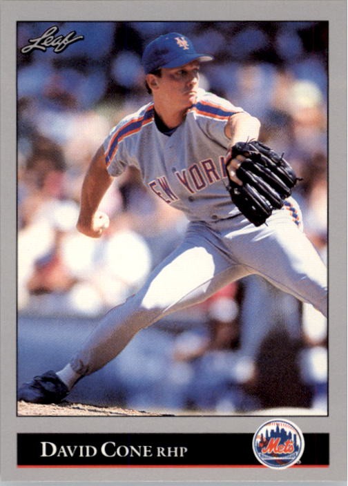 1992 Leaf #92 David Cone - BB