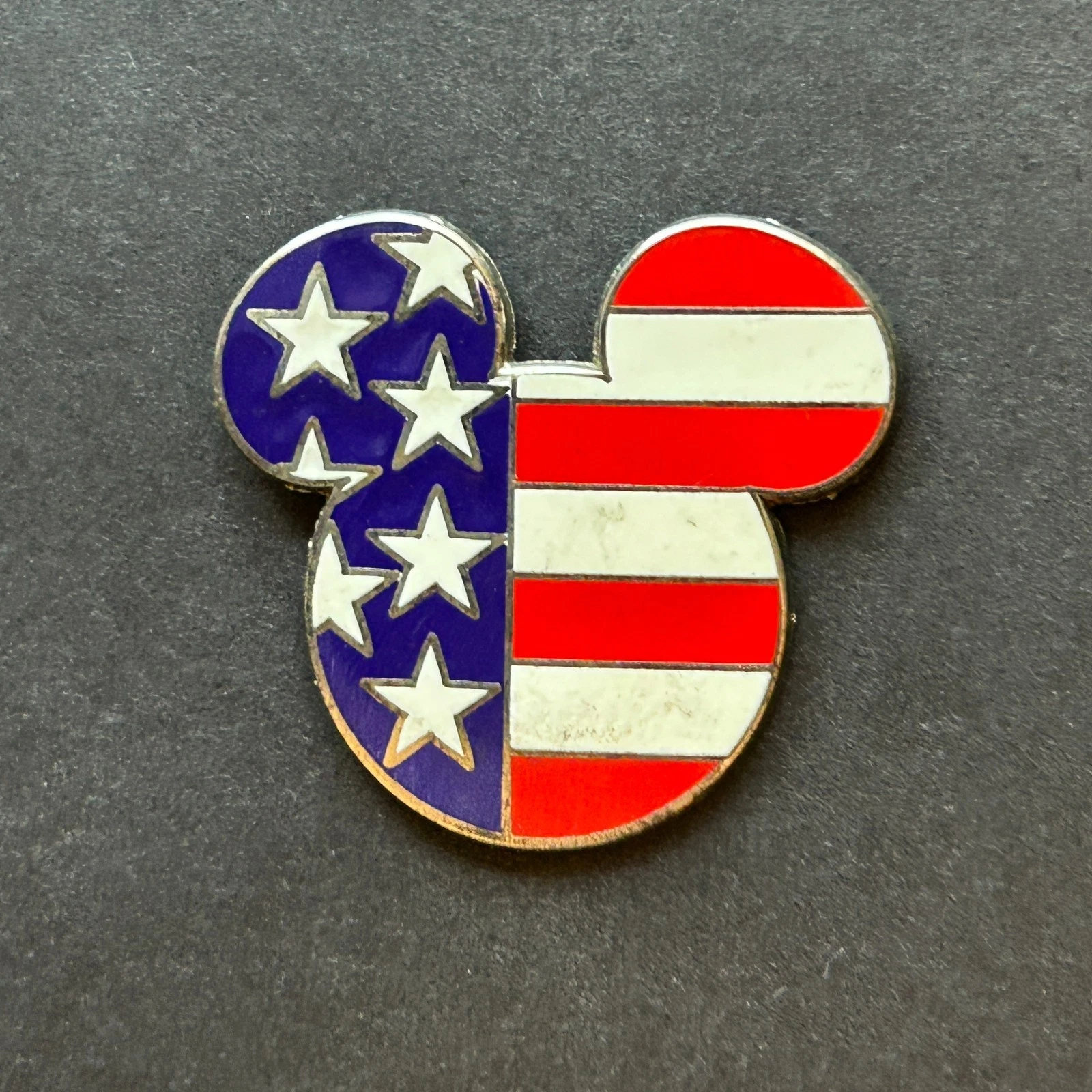 WDW - USA Flag - Mickey Head Icons Disney Pin 960