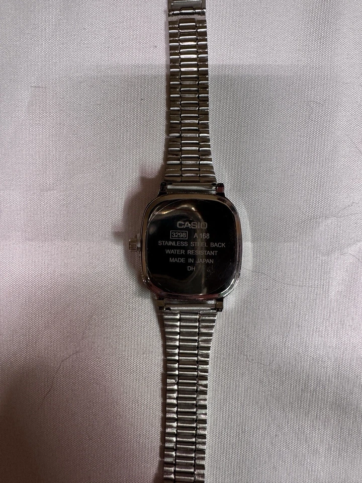 Vintage Casio LTP-117 A168 Stainless Steel Rare Find Classic Fashion Watch - Image 3 of 3