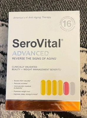 SeroVital Advanced Dietary Supplement 180 COUNT NEW DISPOSIBLE PACKING