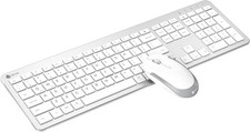 Wireless Keyboard and Mouse Combo Set for Apple Mac, Slim Size