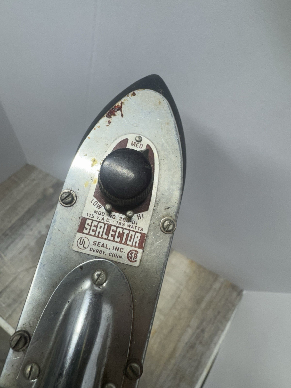 Vintage Selector Tacking Iron By Seal 100-D1 165W RC Airplane Covering Tool