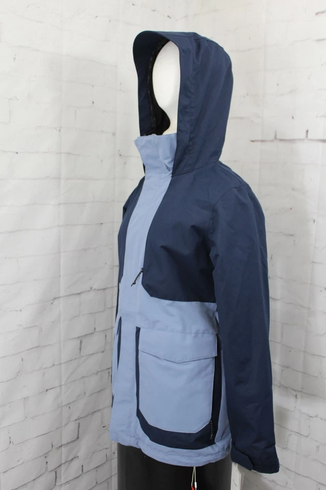 Volcom Leeland Shell Snowboard Jacket, Womens' Size Small, Washed Blue New - Image 2 of 4