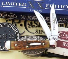 Case XX  Tiny Trapper Knife 2006 Limited 20 NICE Molasses Bone Awesome & MIB! NR