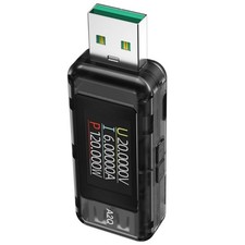 A2Q USB Power Meter Tester 8A 120W Digital Multimeter Voltage Current Tester USB