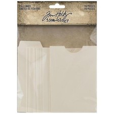 Tim Holtz Idea-ology File Cards 16pcs