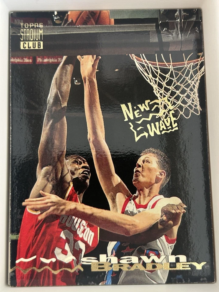 1993-94 Topps Stadium Club New Wave Shawn Bradley #267 Rookie RC - Image 1 of 1