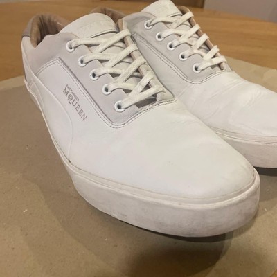 Alexander Mcqueen Puma White Leather Sneakers 29cm