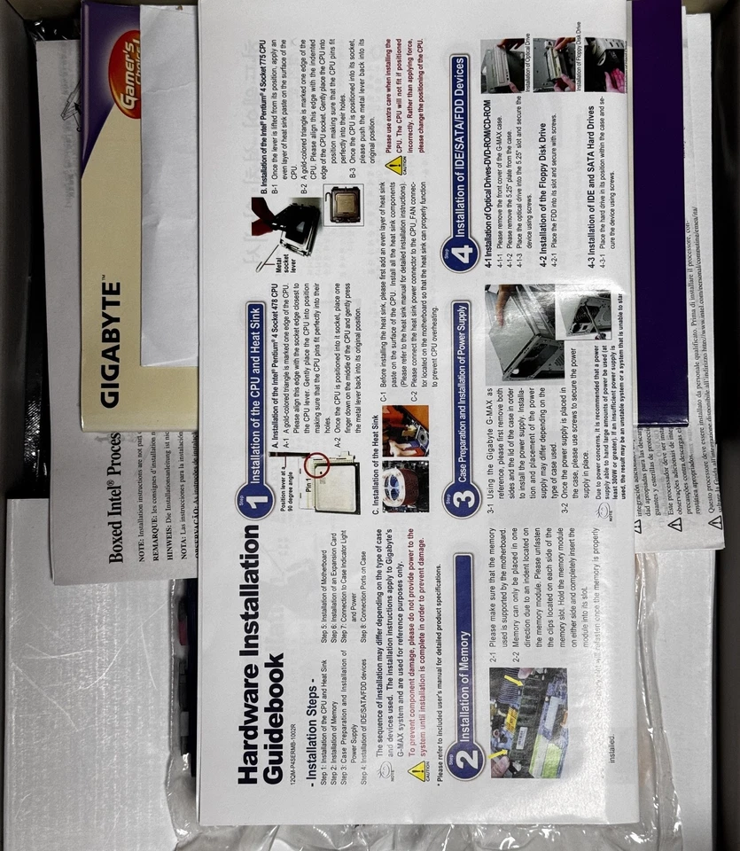 Placa madre GIGABYTE GA-965P-DS3 usada, probada funcionando vendedor de EE. UU. Foto 4 de 4