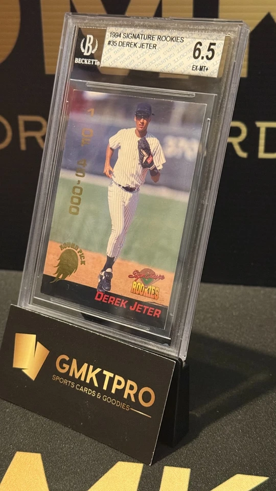 1994 Signature Rookies /45000 Derek Jeter #35 BECKETT 6.5 EX-MT+ - Photo 3/3