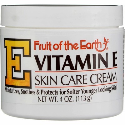 4 Pack Fruit Of The Earth Vitamin E Skin Care Cream, 4 oz