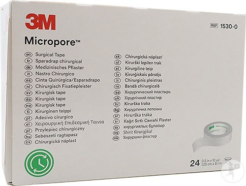 12x 3M Medizinisches Tape Micropore Lash Papierklebeband 1,25cm x 9.1m Wimpern