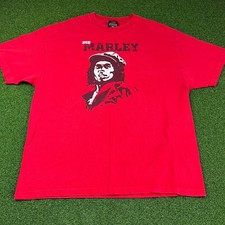 Vintage 2000s Zion Rootswear Bob Marley Freedom Fighter Graphic T-Shirt Sz XXL