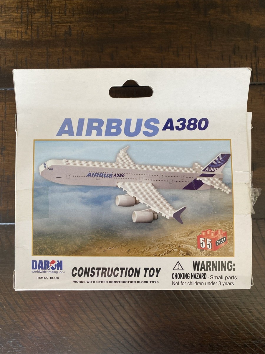 Best-Lock Construction Toys Lego Airbus A380 55 Pieces New Open