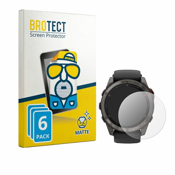 6X Schutzfolie Matt FüR Garmin Fenix 8 Pro Amoled (47 Mm) Displayschutz-image