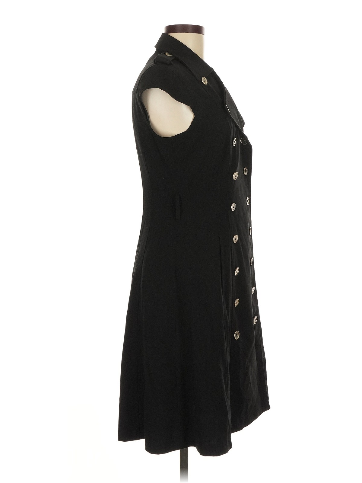 Calvin Klein Women Black Casual Dress 6 thumbnail 3