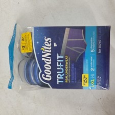 GoodNites Tru-Fit Real Underwear Boys L/XL Starter Pack: 2 Underwear 5 Inserts