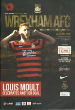 WREXHAM v FC HALIFAX TOWN VANARAMA CONFERENCE PROGRAMME 14/15 SEASON red dragons