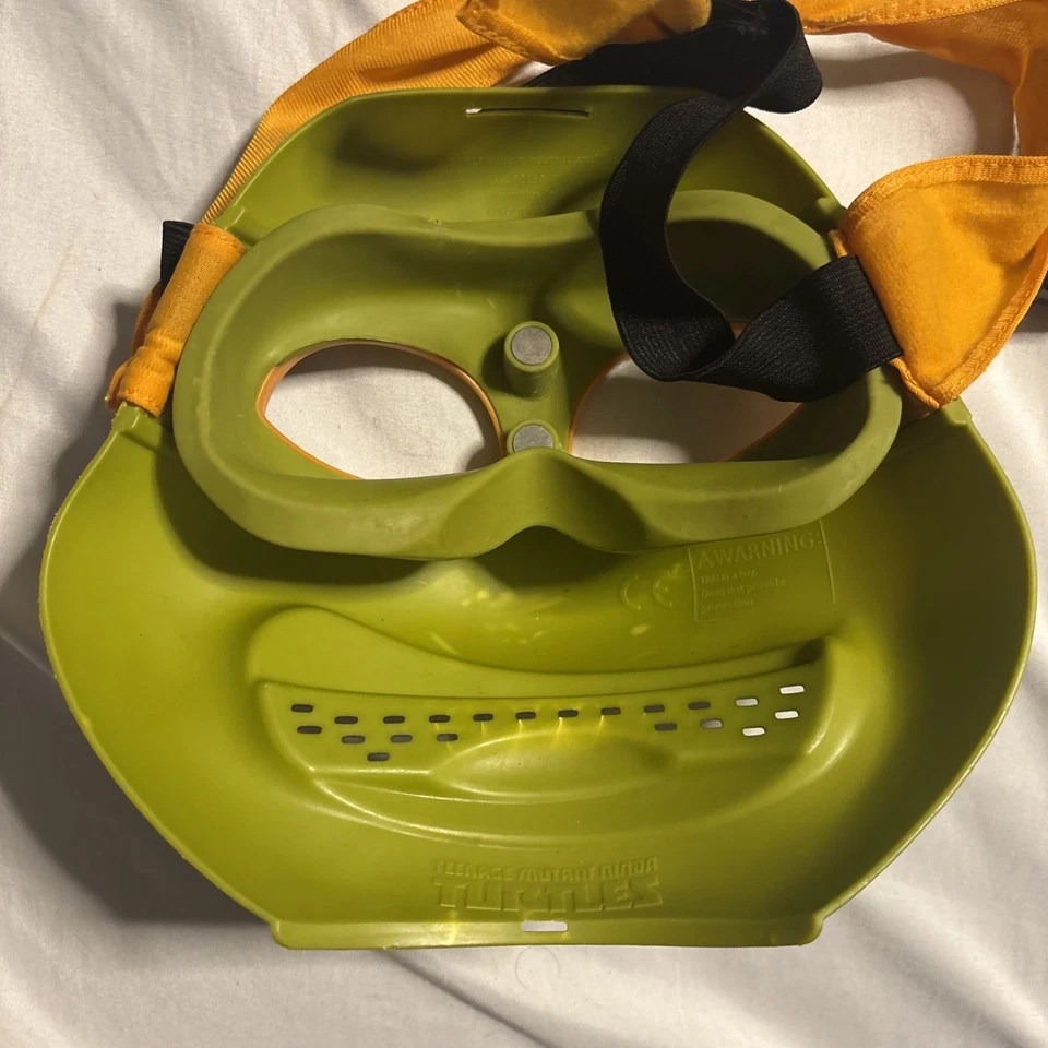Teenage Mutant Ninja Turtle Michelangelo Mask Orange 2013 TMNT & Eye Mask + More - Image 3 of 4