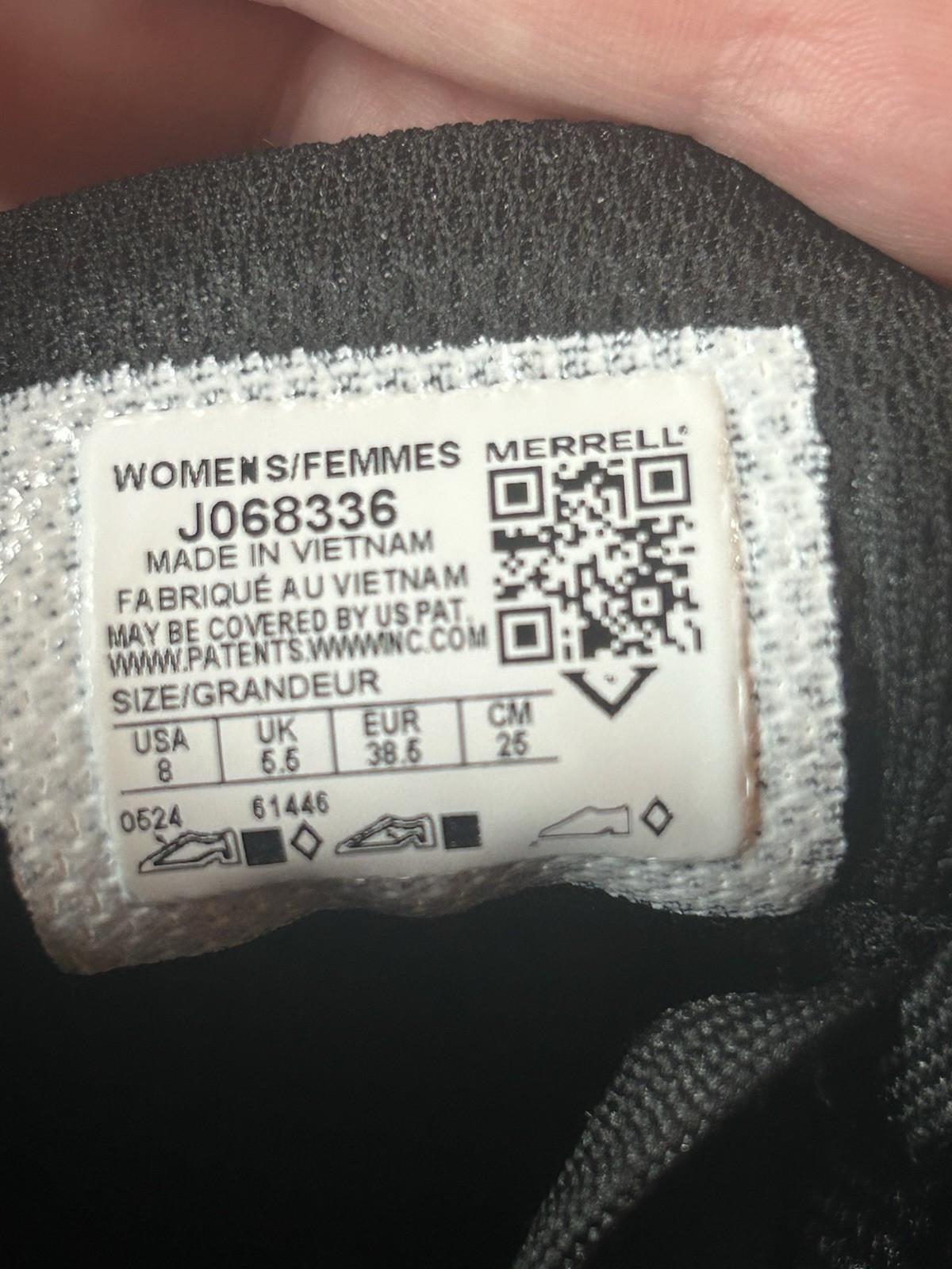 Scarpe da trail running Merrell Morphlite nere donna 8