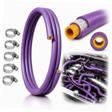 3/8" 10mm High-Temp Silicone Heater Hose Kit, 3/8" ID-10FT ID 10mm Purple