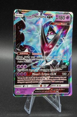 Dawn Wings Necrozma GX SM101 Sun & Moon Black Star Promo Holo Pokemon Card LP+