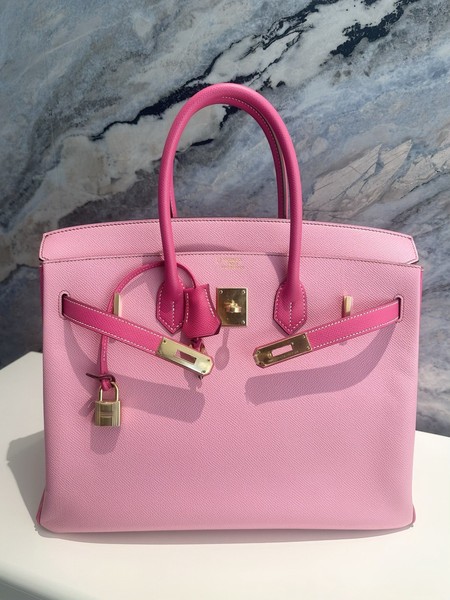 Hermes Birkin35 5P and E5 Epsom SHW Square P Stamp