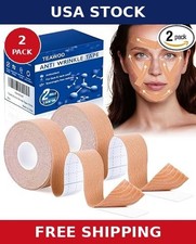 Anti Wrinkle Face Tape Forehead Lift Tape Facial Skin Tightening 2 Rolls