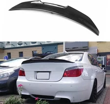 PSM-Style Carbon Fiber Trunk Spoiler Wing For 04-10 BMW 525i 530i 550i M5 E60