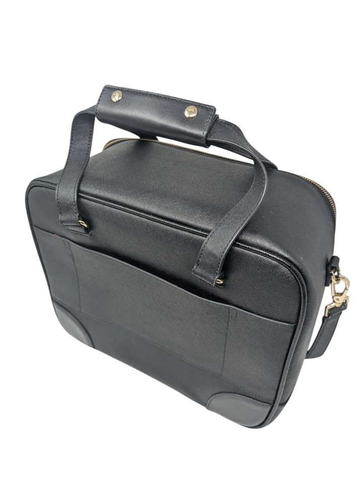 Topper de cuero negro Kate Spade New York Bon Voyage Foto 2 de 4