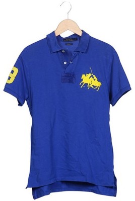 Polo Ralph Lauren Poloshirt Herren Polohemd Shirt Polokragen Gr. M Blau #km2ey34
