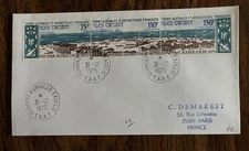 FRANCE - FSAT TAAF - #C33-35 Crozer Base On Cover To France - Great Condition!
