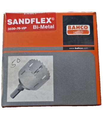 Bahco Sandflex 3830-76-VIP 3'' Bi-Metal Hole Saw 76mm VIP
