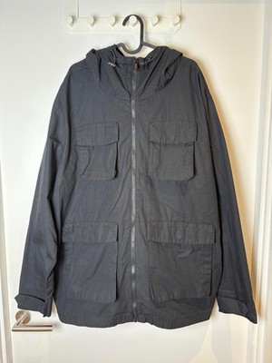 THREADBARE - LONGLINE KAPUZENJACKE - GR. L - SCHWARZ