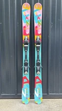 ELAN PETITE - Kids Skis + Bindings - 132cm - B20 - NICE CONDITION - Fun Graphics