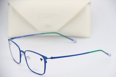 NEW PURE TITANIUM P-4009 430 BLUE GREEN AUTHENTIC FRAMES EYEGLASSES 54-18