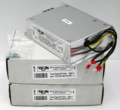 RASMI ELECTRONICS FFR-CSH-080-16A-RF1-LL THREE-PHASE RFI FILTER