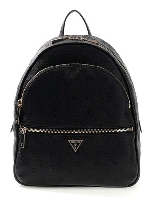 GUESS Manhattan II Backpack L Rucksack Rucksack Black Logo schwarz Neu