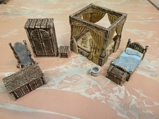 8pc Bedroom Set  Room Wargaming Terrain Scene...