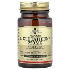 2 X Solgar, Reduced L-Glutathione, 250 mg, 30...