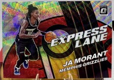2021-22 Panini Donruss Optic - Express Lane Ja Morant #1 Red Wave Prizm