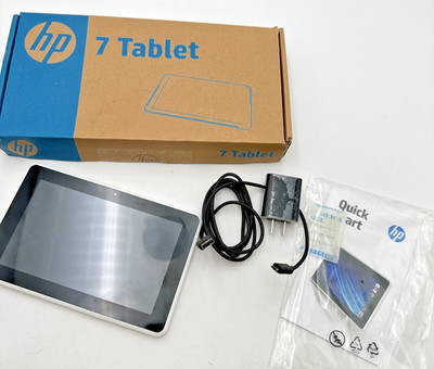 HP Slate 7 1800 8GB Wi-Fi 7in White In Box UNTESTED Will Not Turn On