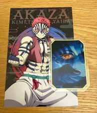 Demon Slayer Daiso Acquatza Clear DieCut Sticker Gum Set 2 pcs