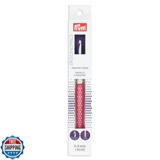 Prym Crochet Hook G, Size G6/4mm, Rubber handle